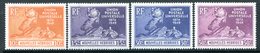Nouvelles Hebrides 1949 75th Anniversary Of UPU Set HM (SG F77-F80) - Unused Stamps