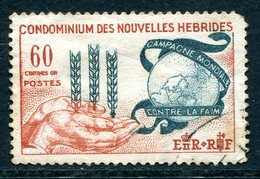 Nouvelles Hebrides 1963 Freedom From Hunger Used (SG F107) - Usados