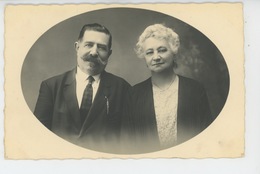 SCHILTIGHEIM - Belle Carte Photo Portrait Couple Fêtant Leur 60 Ans En 1928 - Schiltigheim