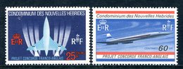 Nouvelles Hebrides 1968 Anglo-French Concorde Project Set HM (SG F148-F149) - Ongebruikt