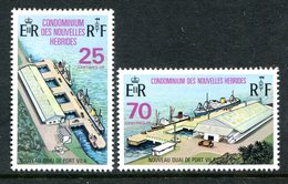 Nouvelles Hebrides 1973 Opening Of New Wharf, Vila Set HM (SG F193-F194) - Ongebruikt