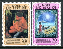 Nouvelles Hebrides 1973 Christmas Set MNH (SG F197-F198) - Ongebruikt