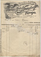 NOORDUIJN  Stoomtabaksfabriek  NIJMEGEN   Het Wapen Van America Factuur 4 Mei 1917 - Netherlands