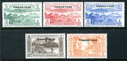 Nouvelles Hebrides 1957 Postage Due Set HM (SG FD107-FD111) - Timbres-taxe