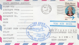 1982 USA Space Shuttle Columbia STS-3 Space Shuttle Support Commemorative Cover And File - América Del Norte