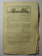 BULLETIN DES LOIS De PRAIRIAL AN XI (1803) - ECOLE MEDECINE TURIN MAYENCE ITALIE ALLEMAGNE SAGE FEMME - PAPIER MONNAIE - Décrets & Lois