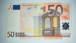 EURO- GERMANY 50 EURO (X) P006 Sign DUISENBERG Reduced Price. - 50 Euro