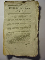 BULLETIN DES LOIS De 1818 - CONVENTION CONCLUE ENTRE LA FRANCE ET LA SICILE PAR RICHELIEU & CASTELCICALA - ITALIE Italia - Wetten & Decreten