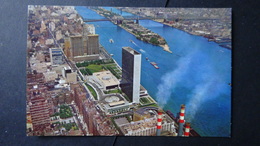 USA - New York City - Aerial View Of United Nations Showing 59th Street St.Bridge In Background - Um 1960 - Look Scans - Ponts & Tunnels