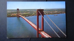 USA - New York City - The Varrazano-Narrows Bridge - Connecting Brooklyn And Staten Island - Um 1960 - Look Scans - Ponts & Tunnels