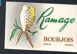 Paris :carte Parfumée  BOURJOIS / RAMAGE  (PPP17095) - Anciennes (jusque 1960)