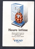 Paris : Carte Parfumée HEURE INTIME  De VIGNY  (PPP17099) - Anciennes (jusque 1960)