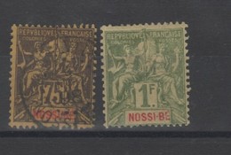 Nossi - Bé _ Colonie   (1884)   N°38/39 - Usados