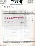 21- DIJON- FACTURE ETS. TERROT- SCOOTER-VELOMOTEUR-BICYCLETTE-MOTO-2 RUE ANDRE COLOMBAN-1959 - Verkehr & Transport