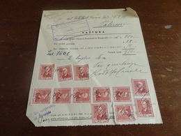 MARCHE DA BOLLO CONTRATTI VERBALI DI LOCAZIONE FABBRICATI -12 PEZZI DA 1 LIRA -1946 - Revenue Stamps