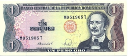 BANCONOTA DA 1 PESO  ORO -  Repubblica  Dominicana  -  Emissione Anno  1988 - República Dominicana