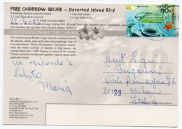 BRITISH VIRGIN ISLANDS - SANDY CAY/ WITH ANTIGUA E BARBUDA THEMATIC STAMP-REEF RANGER - Virgin Islands, British