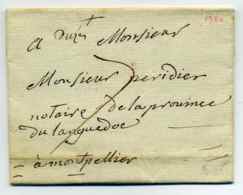 MP D'UZES   Manuscrit Lenain N°1 / Dpt 29 Gard / 1753 - 1701-1800: Vorläufer XVIII
