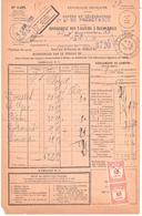 St CLOUD Seine Et Oise Bordereau Valeur Recouvrée 1485 60 C Taxe 58  Formule Entiere Ob 1930 Annulation Plume - 1859-1959 Cartas & Documentos