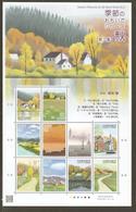 Japan 2014 Season's Memories In My Heart Series No.3/Autumn Stamp Sheetlet MNH - Nuovi