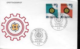 ALLEMAGNE   FDC 1967  Europa - 1967