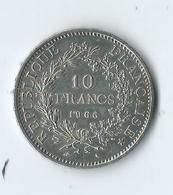 10 Francs Argent Hercule 1966 - 10 Francs