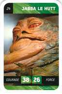 N° 24 JABBA LE HUTT < CARTE STAR WARS LECLERC 2018 - Star Wars