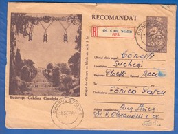 Rumänien; 1960; Brief Ganzsache; Einschreiben Recomandat Orasul Stalin - Covers & Documents