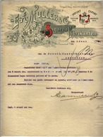 F.A.MULLER & C°  Sigarenfabrikanten  DEVENTER  Brief    01 Juni 1909 - Netherlands