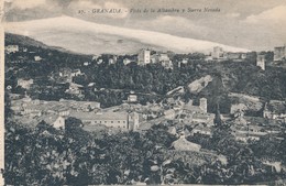 CPA - Espagne - Andalucía - Granada - Vista De La Albambra Y Sierra Nevada - Granada