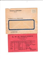 HOELEDEN-KORTENAKEN-OMSLAG-GEMEENTE+BRIEFKAART-KWB-PAROCHIEZAAL-ZIE DE 2 SCANS - Sonstige & Ohne Zuordnung