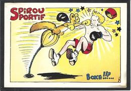 CPSM SPIROU Par Rob Vel Non Circulé Presse Bande Dessinée écureuil Boxe Boxing - Comicfiguren