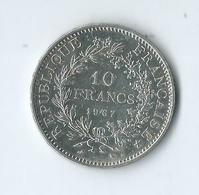 10 Francs Argent Hercule 1967 - 10 Francs