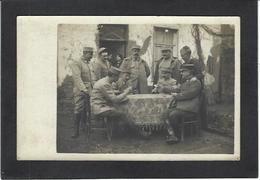 CPA Militaria Jeu De Cartes Carte à Jouer Playing Cards Non Circulé Carte Photo Rppc - Cartes à Jouer