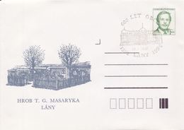 J0858-60 - Tschechoslowakei (1992) Ganzsachen / Präsident Vaclav Havel: (3 Stücke), 600 Jahre Dorf - Enveloppes