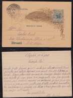 Brazil Brasil 1905 BP 62 50R Stationery Card S. LEOPOLDO To PORTO ALEGRE - Ganzsachen