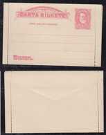 Brazil Brasil 1889 CB 21 80R Stationery Letter Card Mnh - Postwaardestukken