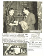 PUB  VIN " HENRI MAIRE  "  1957 ( 3 ) - Autres & Non Classés