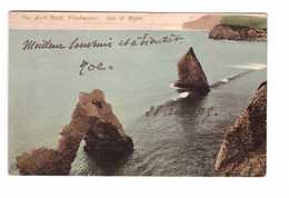 Ile Isle De Wight The Arch Rock Freshwater + Timbre Cachet 1905 - Autres & Non Classés