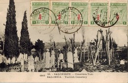 Cp De SALONIQUE  Pour La France 1918 - Storia Postale