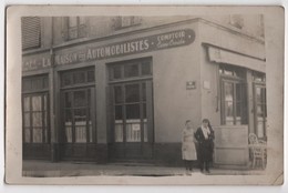 Carte Photo LYON Commerce Bar Café Comptoir La Maison Des Automobilistes Rue Vendôme - Lyon 3