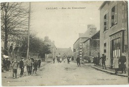 CPA  22 CALLAC - Rue De Cleuzmeur   Gc51 - Callac