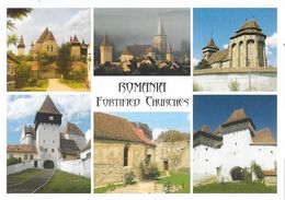 Romania - Fortified Churches - Multivues: Biertan, Bazna, Câlnic, Viscri... - Carte Non Circulée - Rumänien