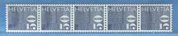 SVIZZERA -  Serie Ordinaria Cifra 50 Da Bobine - Coil Stamps