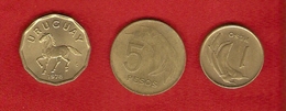 Uruguay 1969/1968/1978 - 1, 5, 10 Pesos - KM 52,50,66 - Uruguay