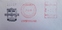 EMA METER STAMP DANMARK KØPENHAVN 1966 BICOLOR MACHINE - Macchine Per Obliterare (EMA)