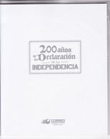 200 AÑOS DECLARACION INDEPENDENCIA ARGENTINA-EDICION DE LUXE COLECCIONABLE, AÑO 2016. UNIQUE EN DELCAMPE - BLEUP - Autres