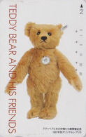 Télécarte Japon / 110-011 - Jouet - OURS NOUNOURS - STEIFF TEDDY BEAR * GERMANY Rel. ** Japan Phonecard - 702 - Jeux