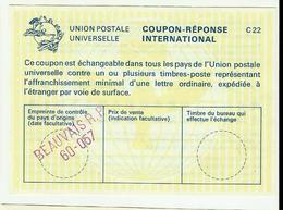 COUPON REPONSE INTERNATIONAL  C22  Beauvais - Buoni Risposte