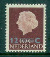 Netherlands 1958 12c On 10c Surch MLH Lot76651 - Unclassified